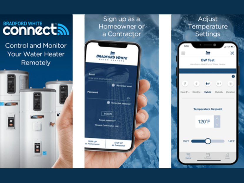 Bradford White Water Heaters Announces Connected Water Heater